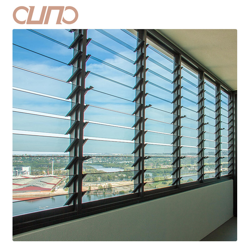 OUNA AS2047 Villa New Design Factory Doors Window Custom Residential Bathroom Louvers Aluminium windows Design for Australia
