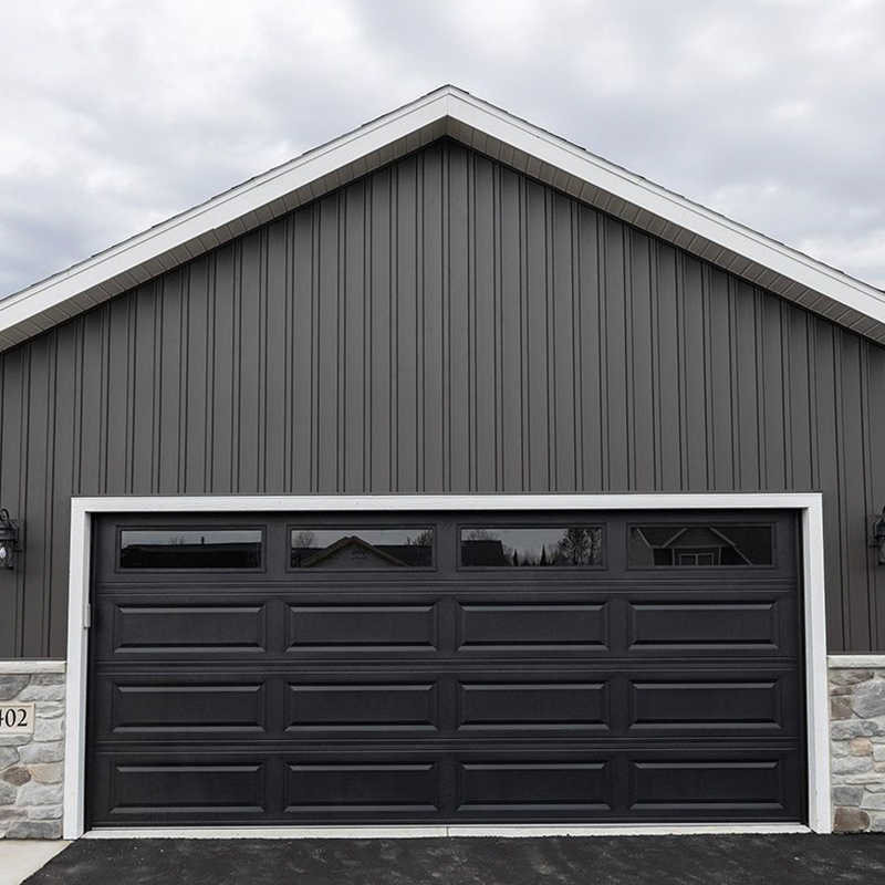 OUNA Matching Double Garage Door Set Consistent Design for Two Car Garage Automatic Sectional Doors Custom Width Available