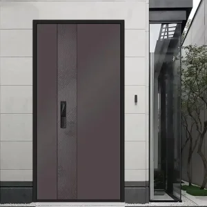 OUNA American Standard Aluminum Exterior Doors Security Front Entry Doors for Houses Exterior CE ISO NFRC Certified