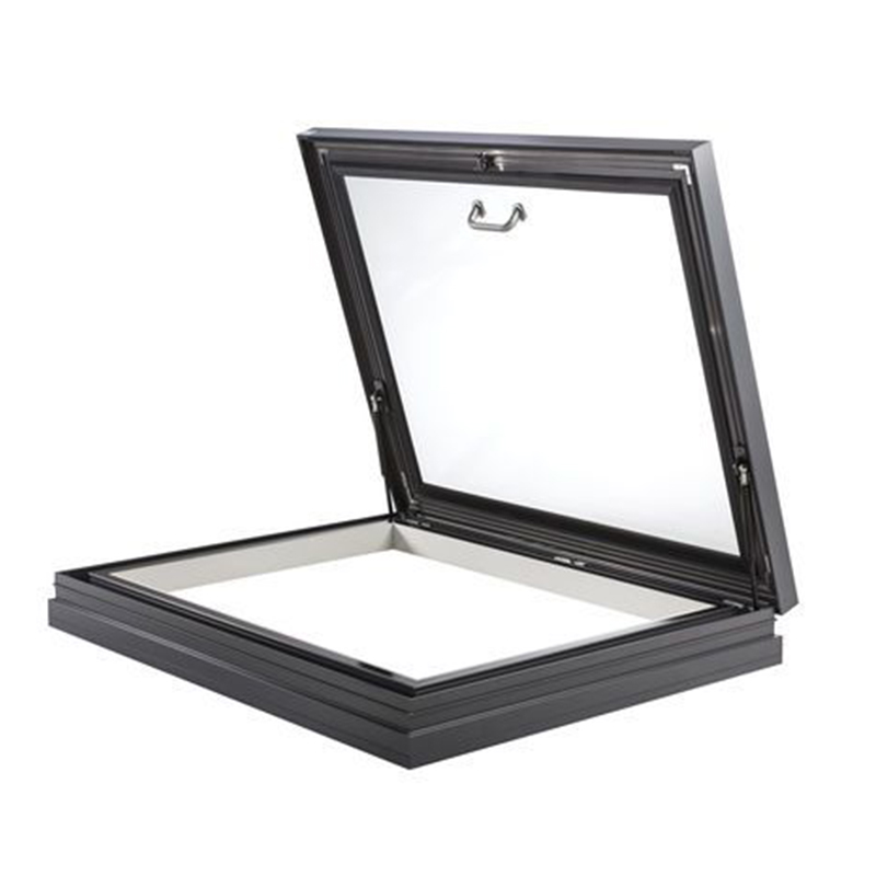 OUNA Rolling Open Style Aluminum Skylight with Hidden Track Design Creates a Sleek Modern Look for Villa and Modern Homes