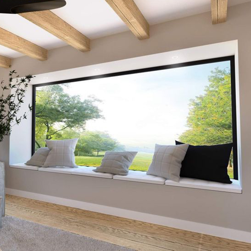 OUNA Aluminum Fixed Window for Bedroom Study High Sound Proof Thermal Insulation Energy Saving Home Use Quiet Environment Maker