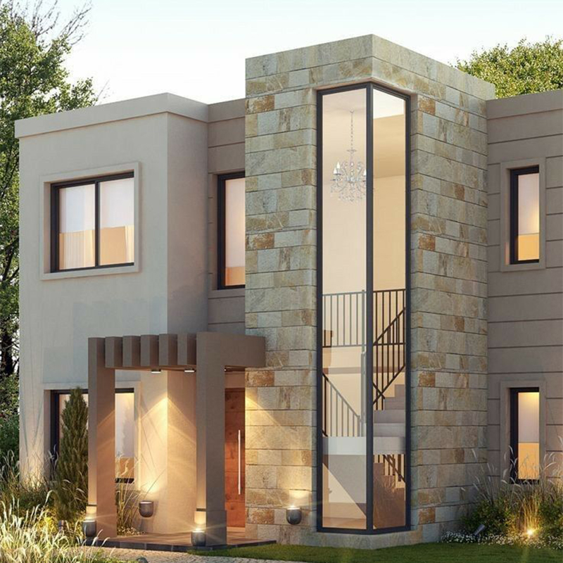 OUNA Modern Aluminum Fixed Window for Home Extra Large Panoramic View Slim Frame Design Living Room Bedroom Balcony Custom Size