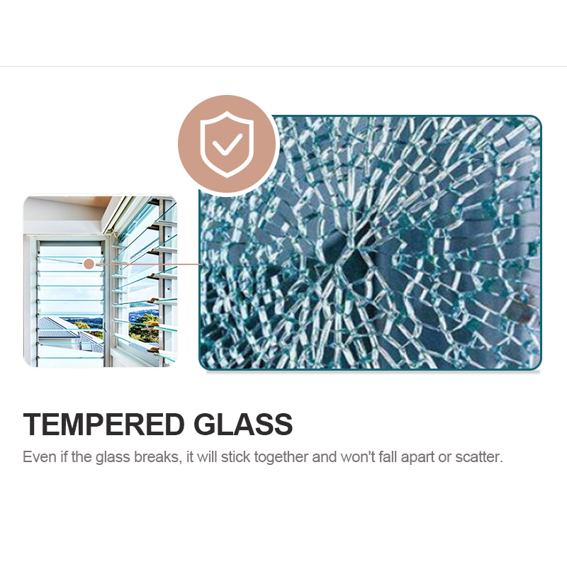 OUNA New Arrival Australian Standard AS2047 Customized Tempered Clear Glass windows and Doors Design Louvers Aluminium windows