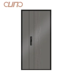 OUNA Custom Residential American Aluminum Security Doors for Houses Exterior Front Entry Villa Fire Resistant