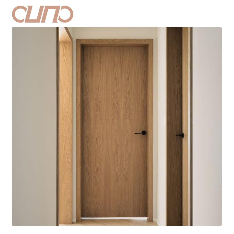 OUNA Luxury Aluminum Wood Composite Door for Villa and Apartment Project Custom Modern and Classic Styles