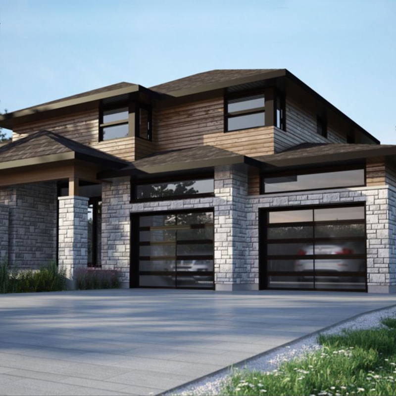 OUNA 9X8 Overhead Sectional Garage Door with Safe Remote or Automatic Control Premium Quality Accessory