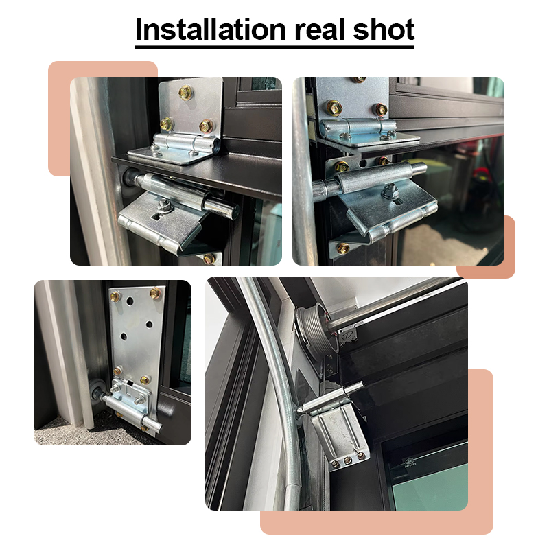 OUNA Modern Luxury Aluminum Frameless Glass Garage Door Full View Tempered Glass Automatic Electric for Villa and Residence