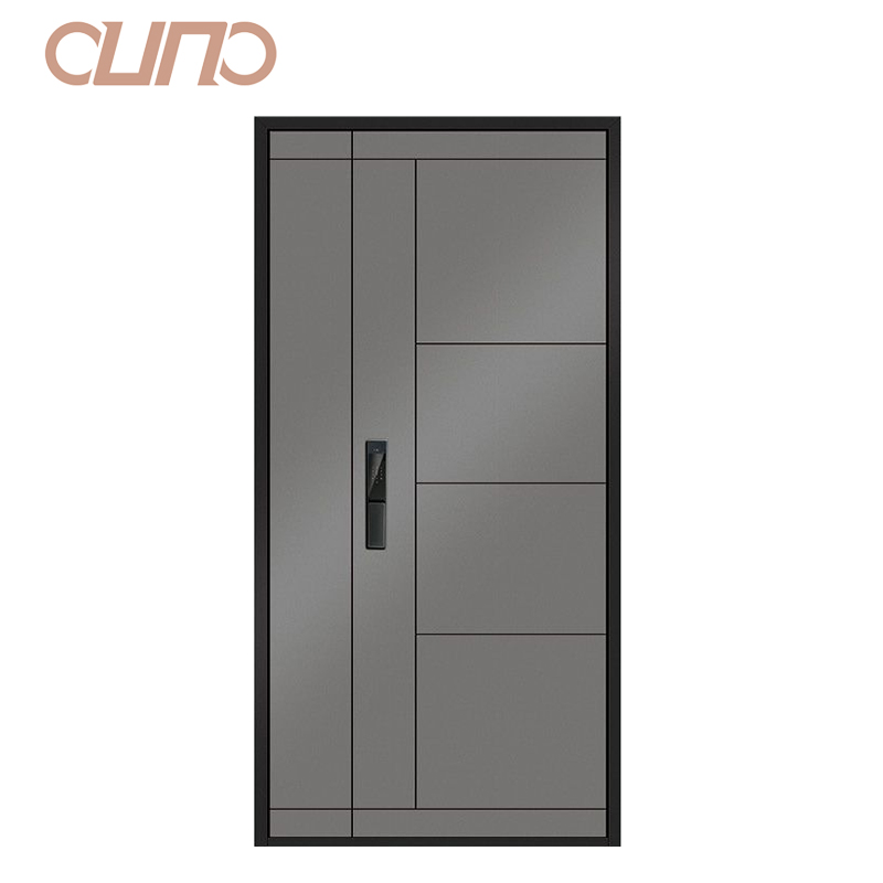 OUNA European Residential Aluminum Front Doors for Villa Exterior Entry Anti Theft Security Main House Doors