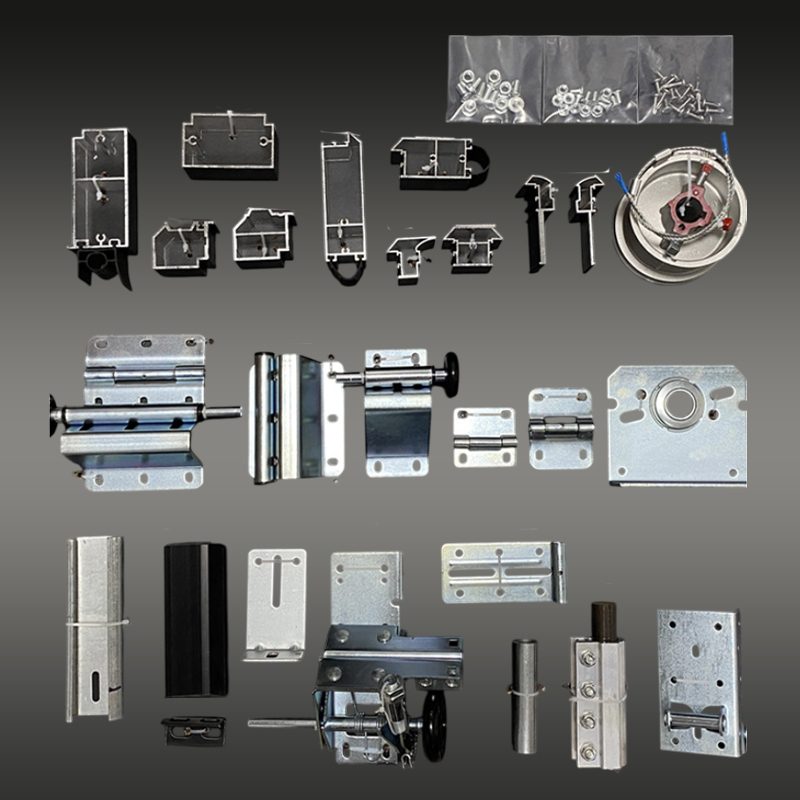 OUNA Heavy Duty Steel Sectional Overhead Garage Door for Factory and Warehouse Automatic Industrial Operation Durable
