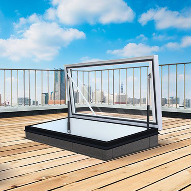 OUNA Waterproof and Ventilation Aluminum Roof Skylight for Attic and Loft Space Electric Opening System with Good Sealing