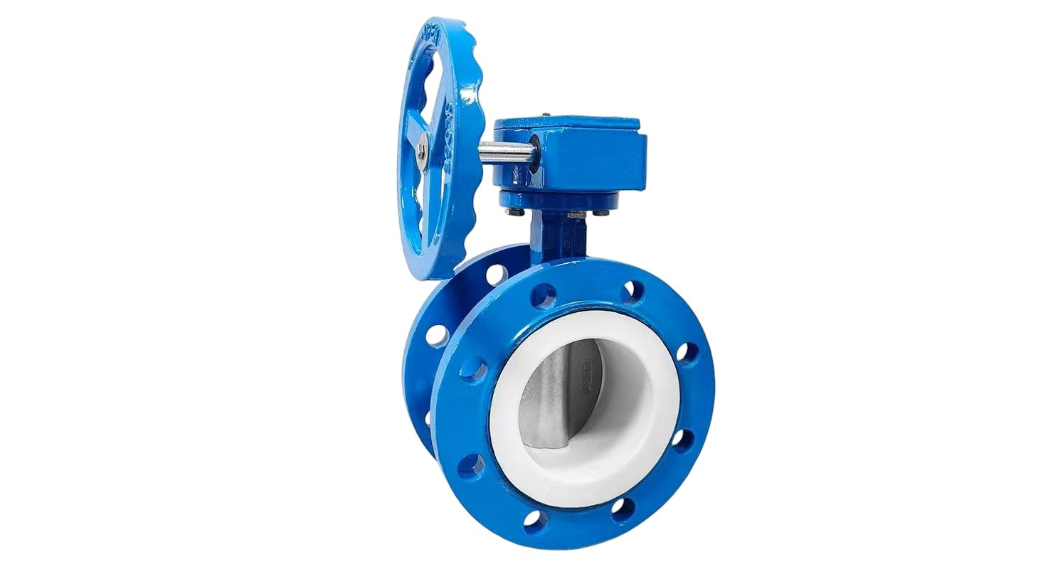 Flange butterfly valve details