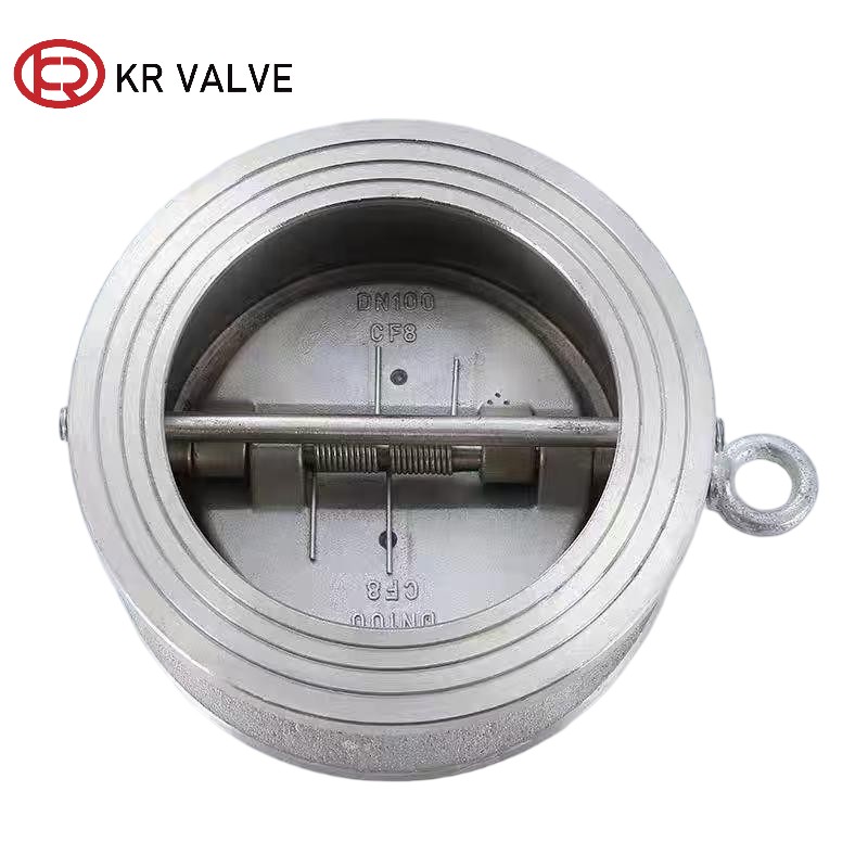 Custom Stainless Steel Wafer Dual Disc Check Valve AWWA C594 Suppliers, Factories