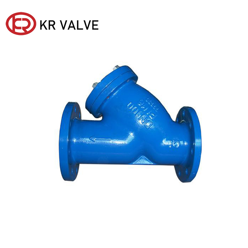 Ductile iron GGG40 Y type strainer with SS304 filter