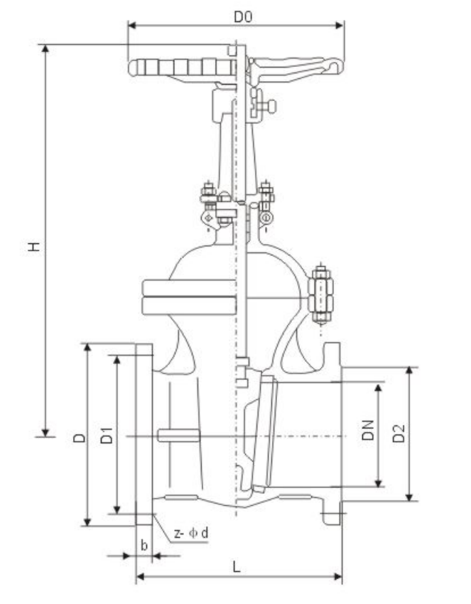 Valve Dimensions Diagram