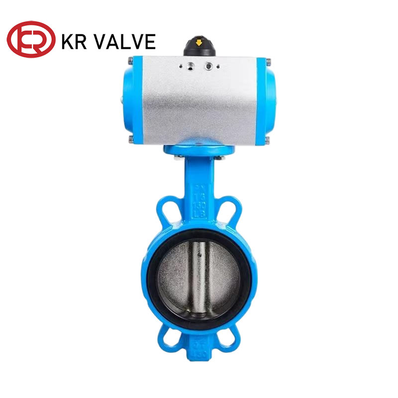 Custom Pneumatic operation wafer butterfly valve double acting Suppliers, Factory