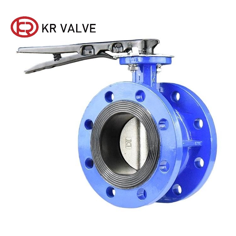 OEM Double Flange Butterfly Valve EPDM Seat Supplier, Manufacturers