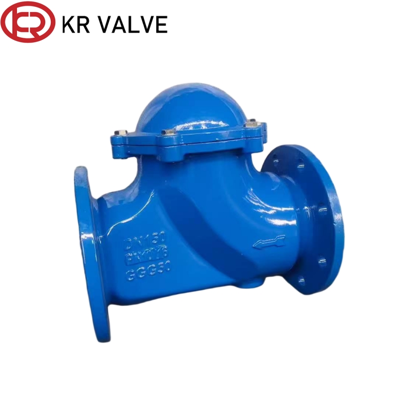 Custom Ball check valve flange connection EPDM ball non return valve Factories, Factory