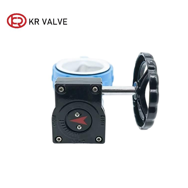 Wholesale Wafer bf valve PTFE seat gear box operation Factories, Factory