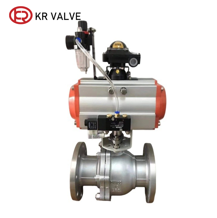 Custom Pneumatic Ball Valve With Positioner and Limit Switch Suppliers, Factory