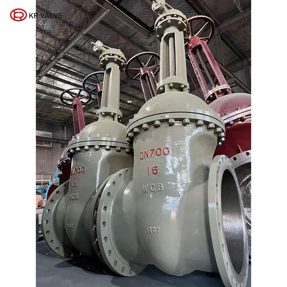 Custom DN700 WCB Cast Steel Flange Gate Valve Supplier, Factory