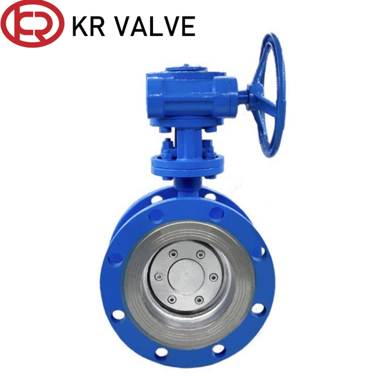 Wholesale Triple eccentric flanged butterfly valve hard seal WCB material Supplier, Factory