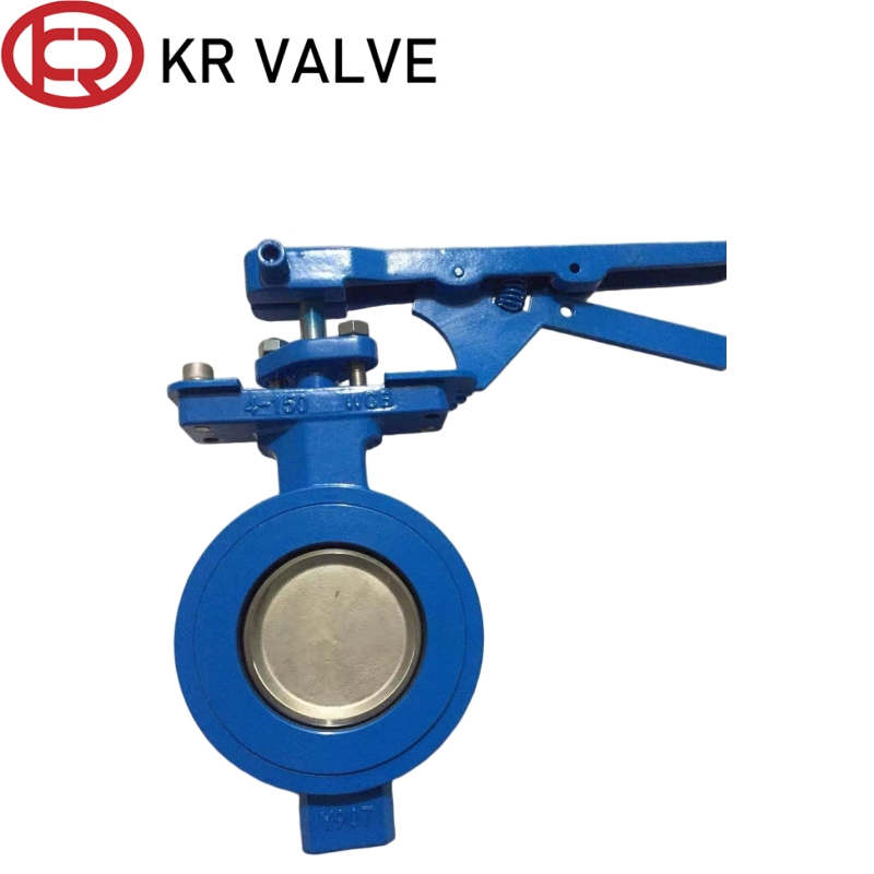 Wholesale Triple Eccentric Wafer Style Butterfly Valve WCB Material 150LB Manufacturer, Factory
