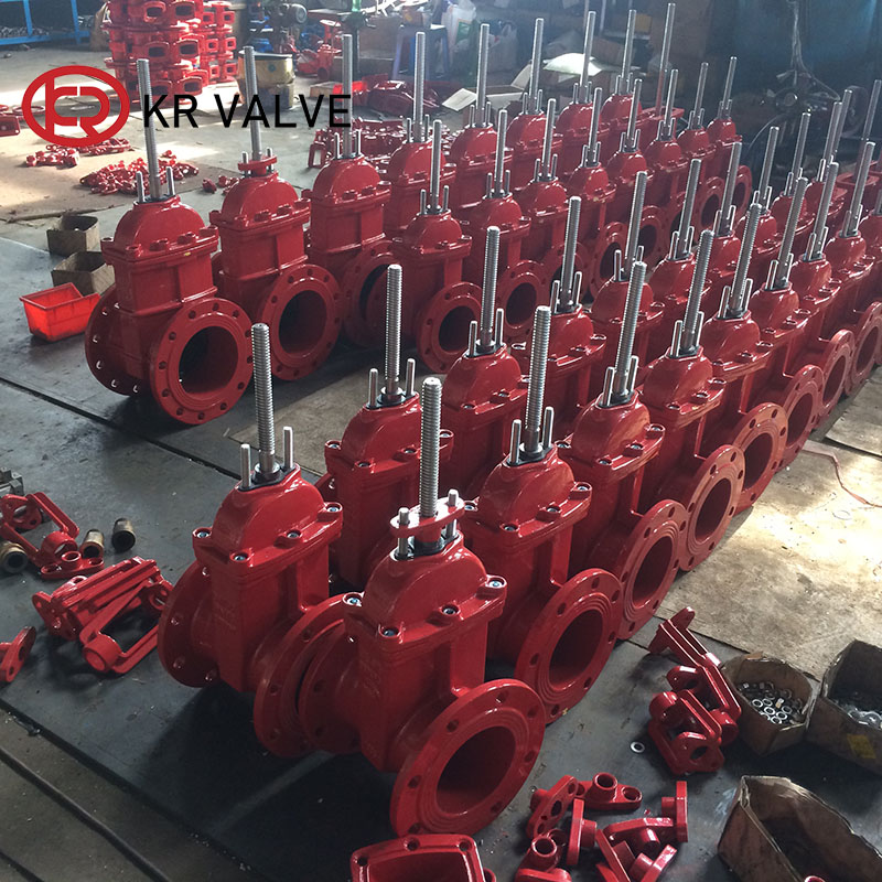 Custom Rising stem gate valve ductile iron body and EPDM Seat Suppliers, Factories