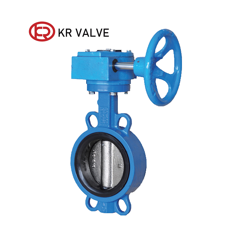 OEM Ductile Iron Wafer Butterfly Valve With Gear Box Manufacturer, Factory