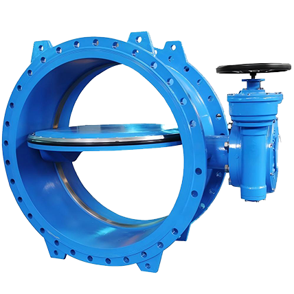 Butterfly valve product category - wafer lug and double flange types