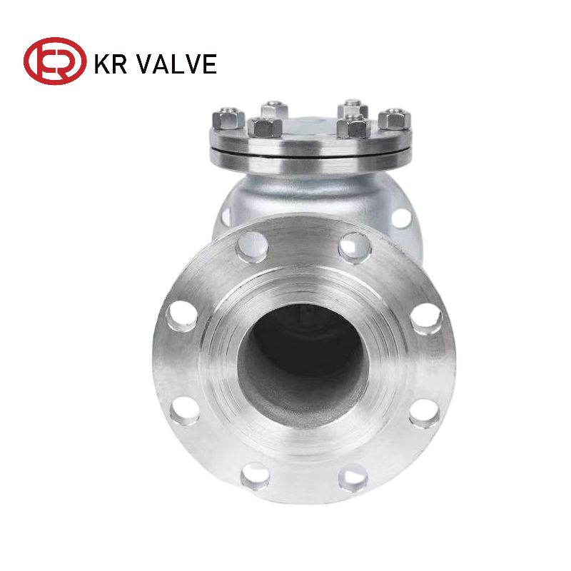 OEM Flanged Swing Type Check Valve CF8 Material Supplier, Factory
