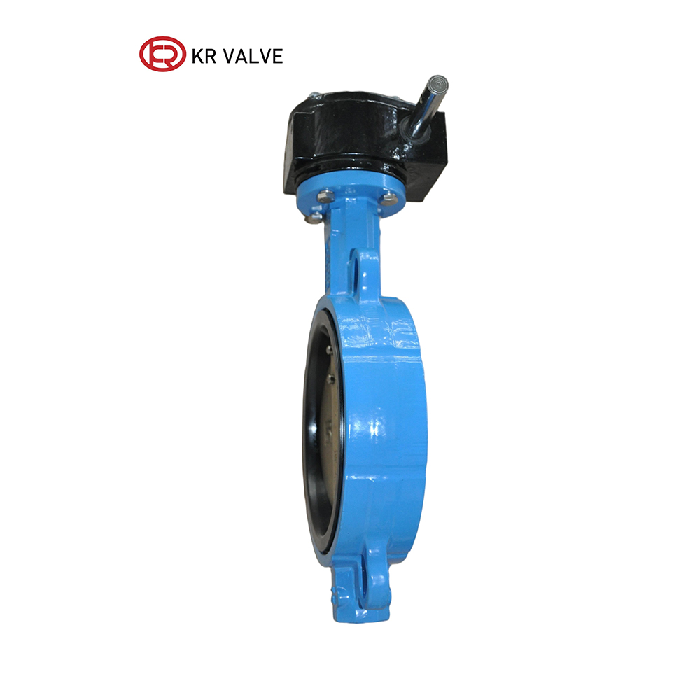 Wholesale Cast Iron GGG40 Wafer Butterfly Valve With Gear Box Suppliers, Factories