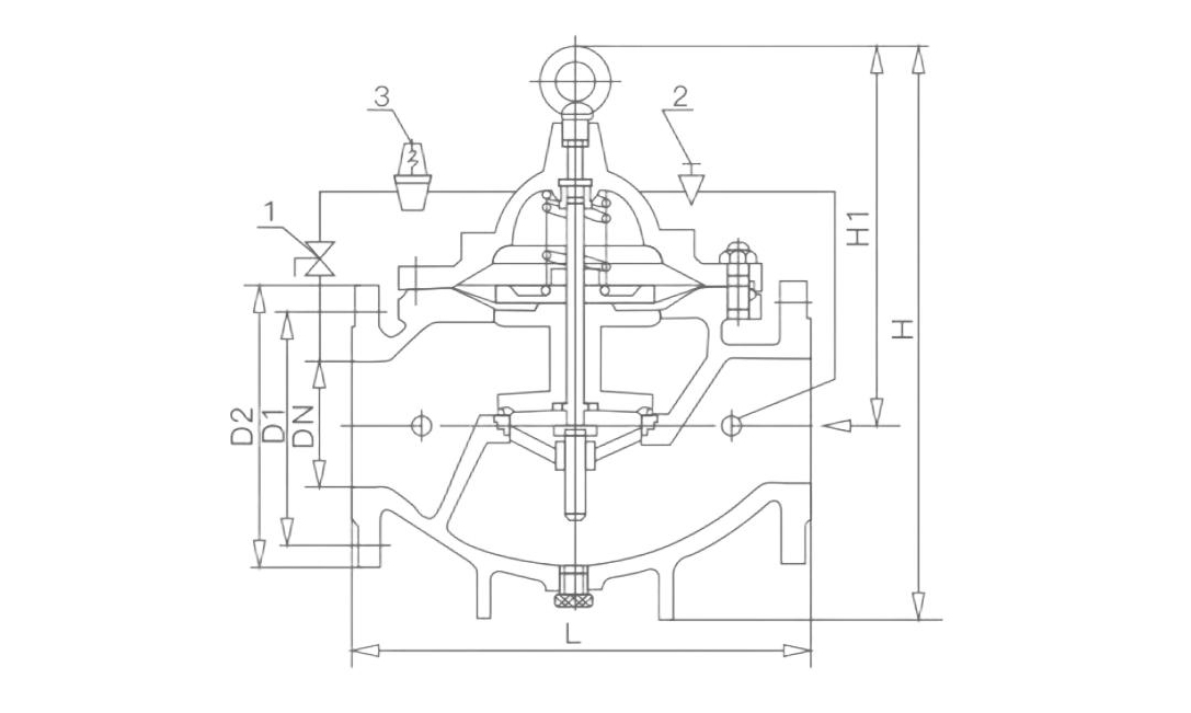 200X Valve Dimension Diagram