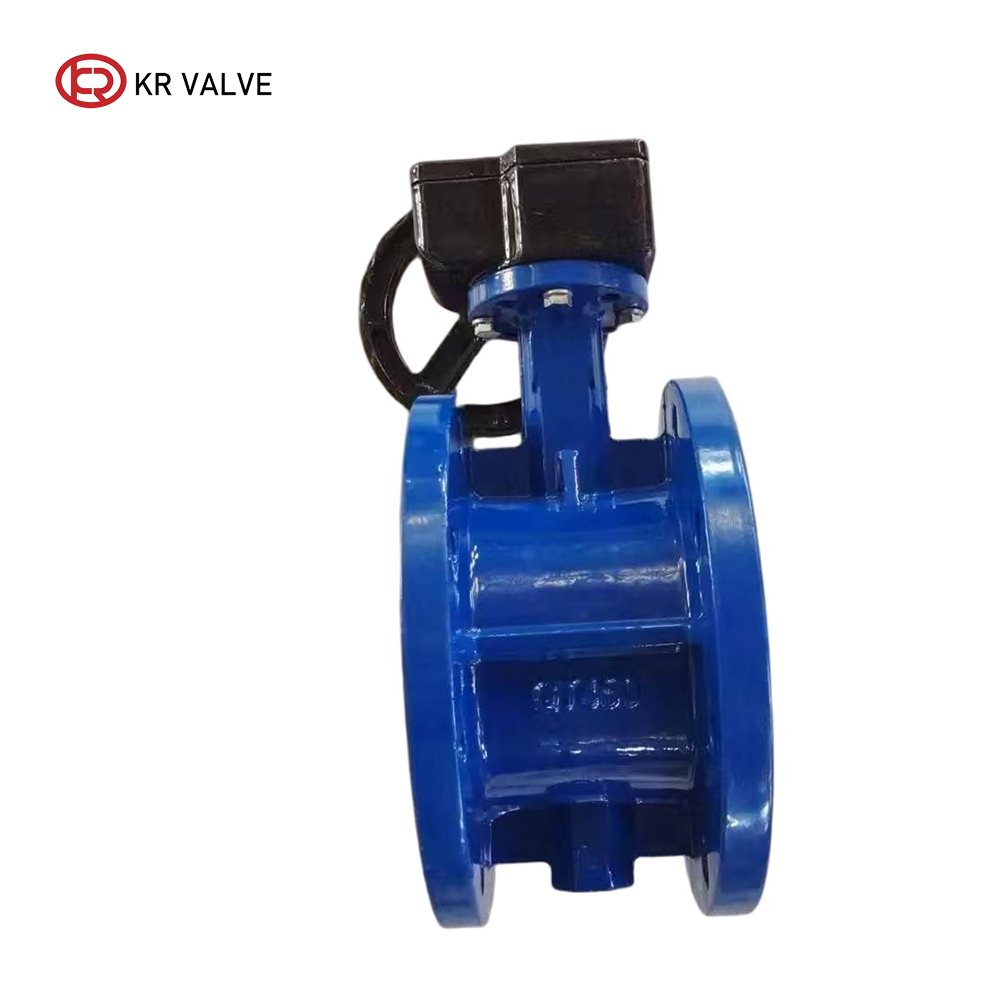 Wholesale RPTFE seal concentric flange butterfly valve gear box operation Manufacturer, Factories