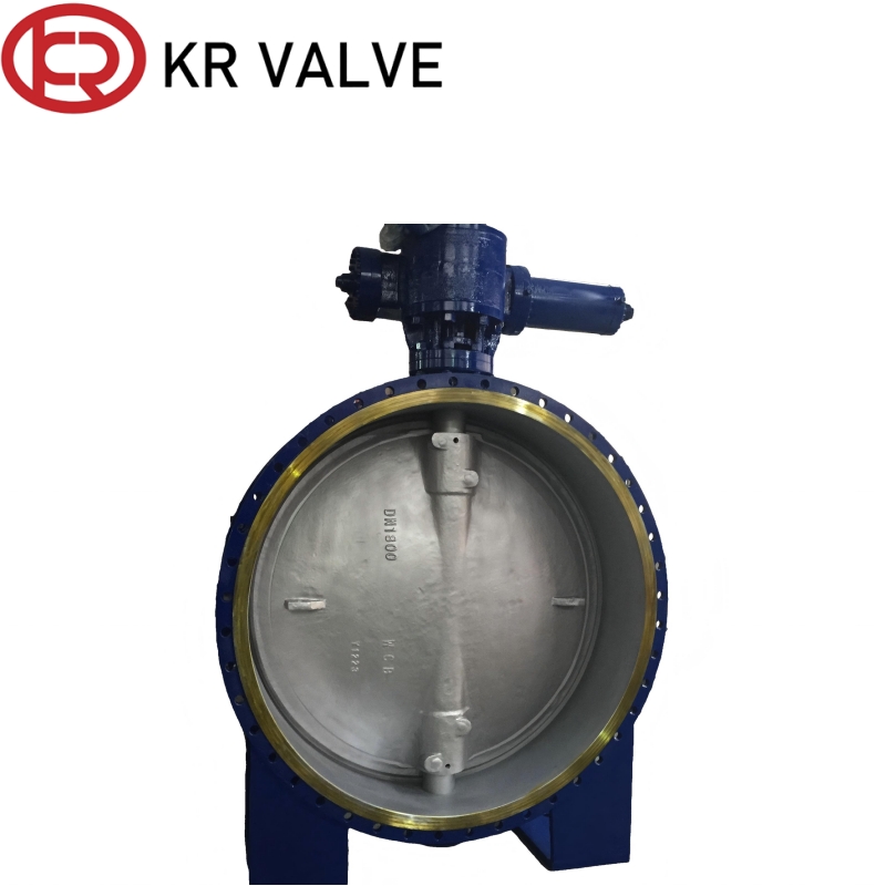 Wholesale Big size WCB triple offset high performance flange butterfly valve Suppliers, Factory