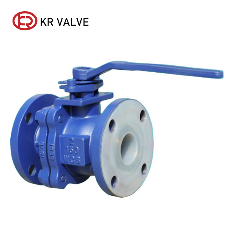 Custom PTFE lined WCB material ball valve Suppliers, Factory