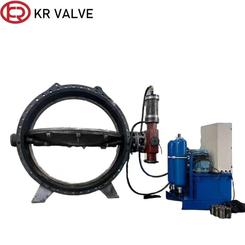 OEM Hydraulic cylinder control butterfly valve quick closing adjusting type Manufacturer, Factories