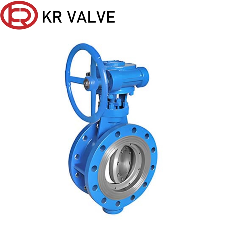 Wholesale Triple eccentric flanged butterfly valve hard seal WCB material Supplier, Factory