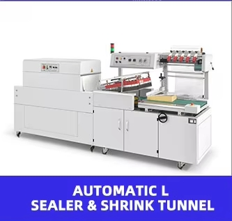 Máquina de Embalagem Térmica Semi Automática e Automática para Encolhimento de Filme Plástico Térmico, Tunel de Encolhimento, Máquinas de Embalagem para Caixa de Alimentos e Garrafa