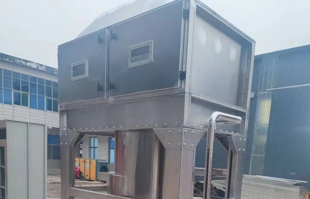 Torre de Spray de Mistura Ciclônica Industrial Nova e Usada Equipamento de Limpeza de Ar com Bomba e Motor