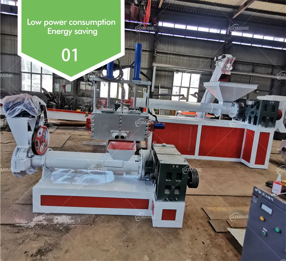 Unidade de Pelotização de Filme Plástico LDPE Máquina Automática de Granulação Plástica Granulador Plástico Industrial