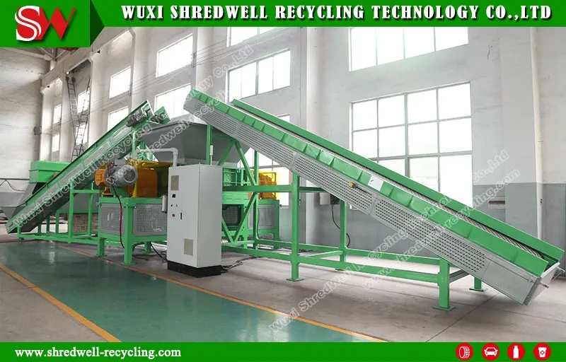 Equipamento de Trituração para Reciclagem de Resíduos Sólidos