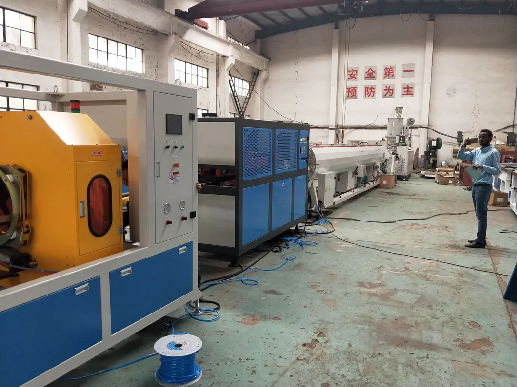 Linha de tubos HDPE