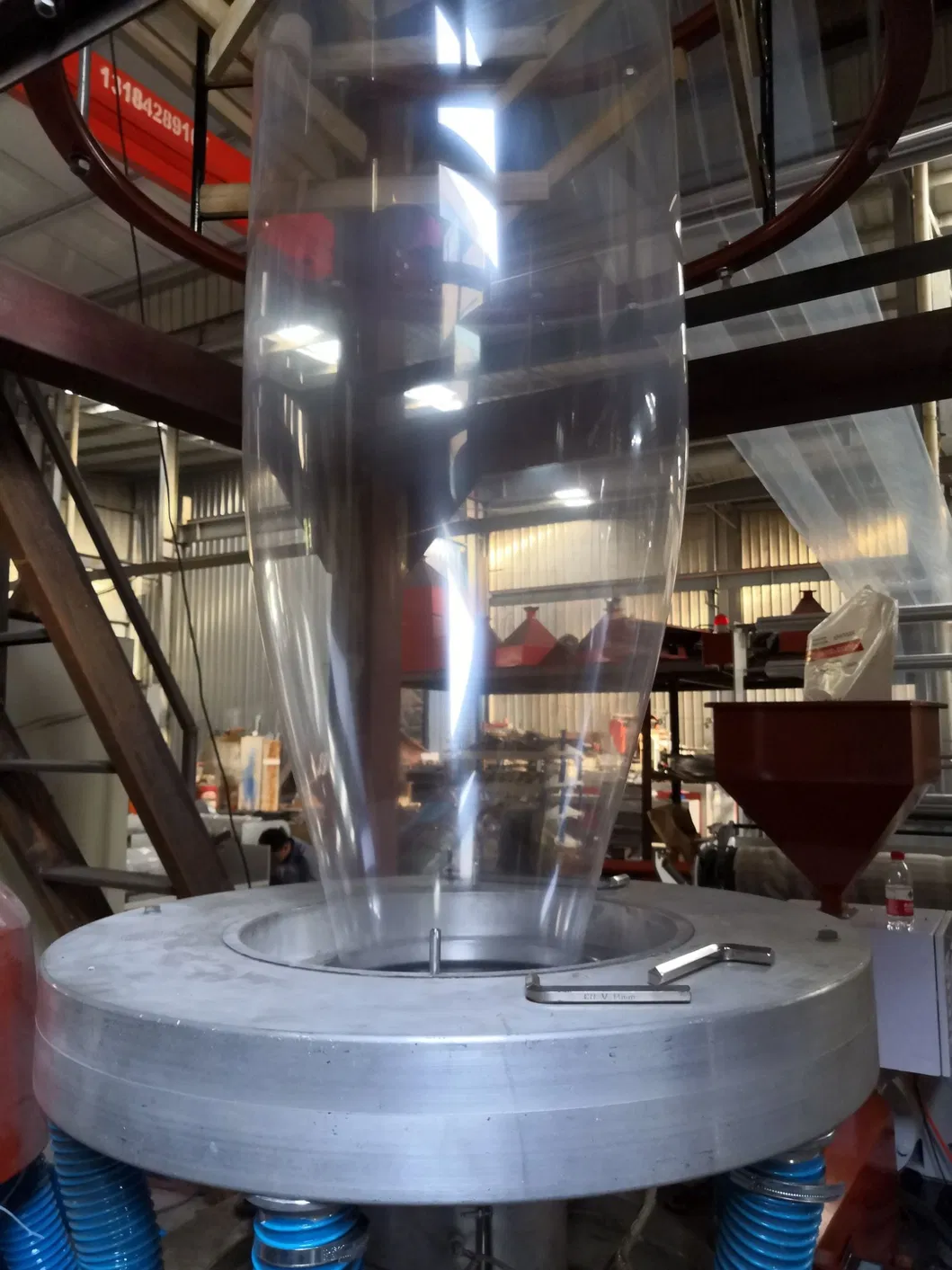Extrusora de Filme Plástico de Sopro para Sacola de T-Shirt e Sacola de Compras em HDPE LDPE PE de Alta Velocidade 1