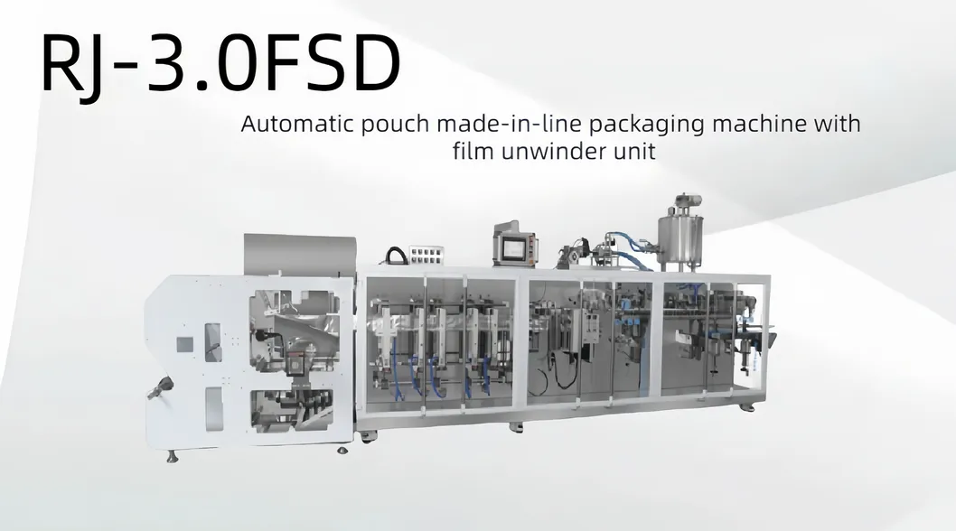 Unidade de Desenrolador de Filme Totalmente Servo com Máquina de Enchimento Ultra Limpa