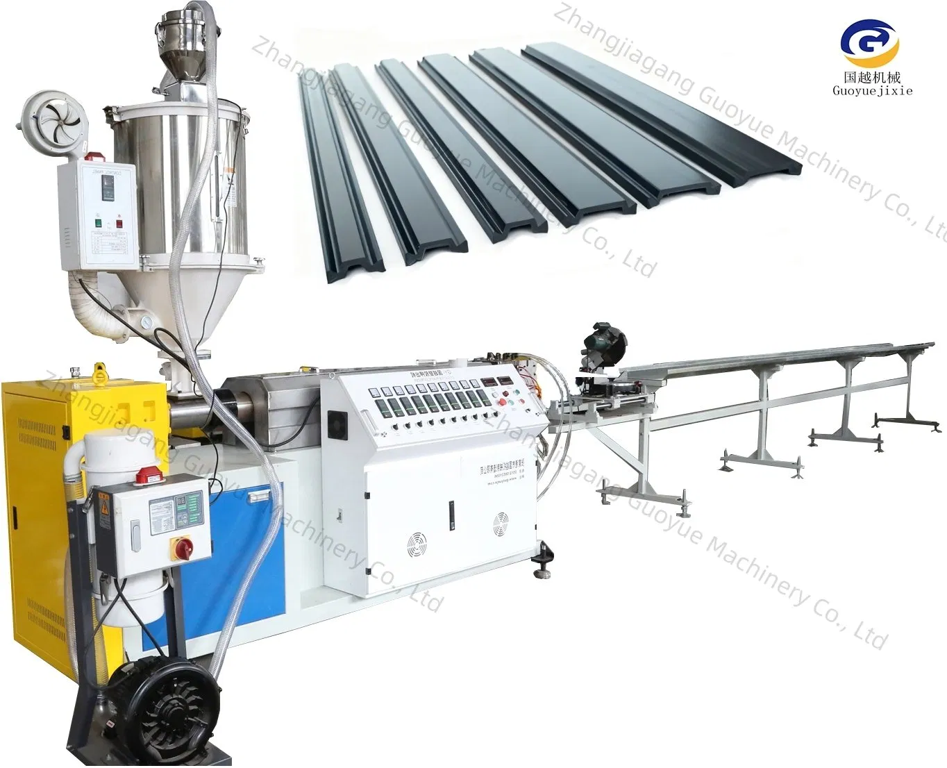 Máquina Extrusora de Barra de Poliamida Plástica com Parafuso Único para Produção de Perfil de Isolamento Térmico