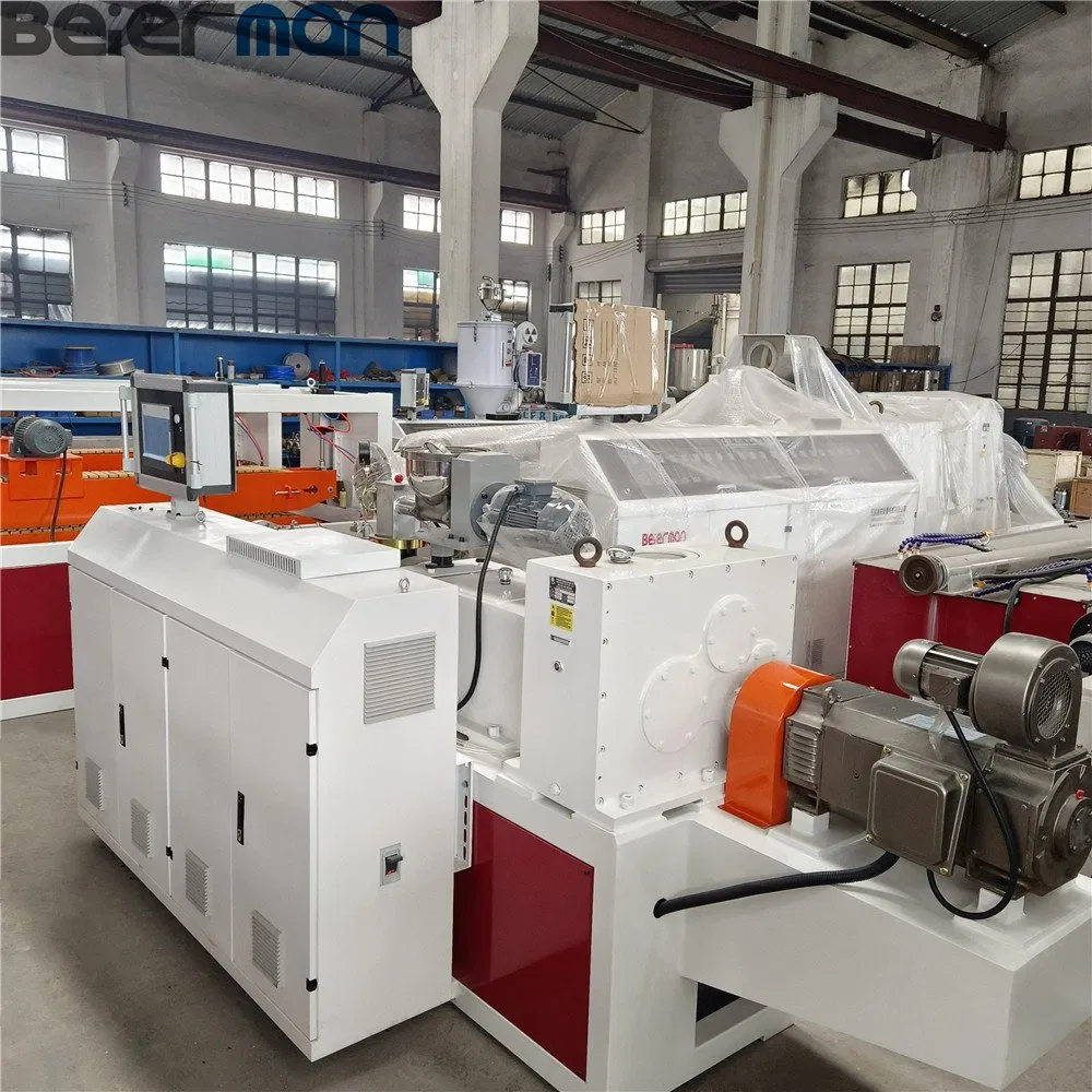 Máquina de Extrusão de Parafuso Duplo Conical Duplo Projetada Nova para PVC