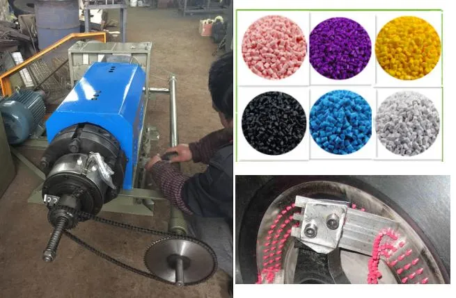 Fabricantes oferecem linha de produção de extrusora de tubo de HDPE e LDPE, granulator de plástico de parafuso único