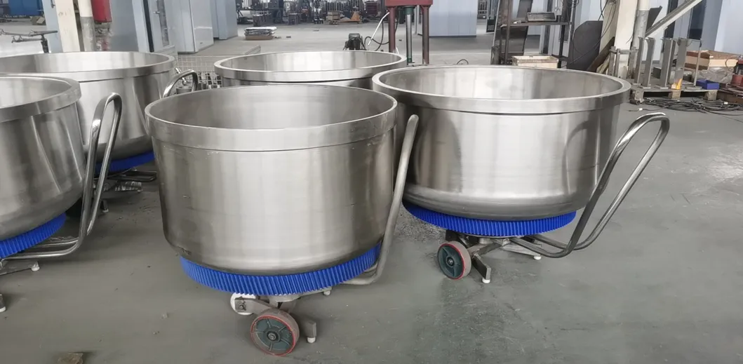 Misturador de massa com tigela removível automática para panificação, equipamento de padaria para pão