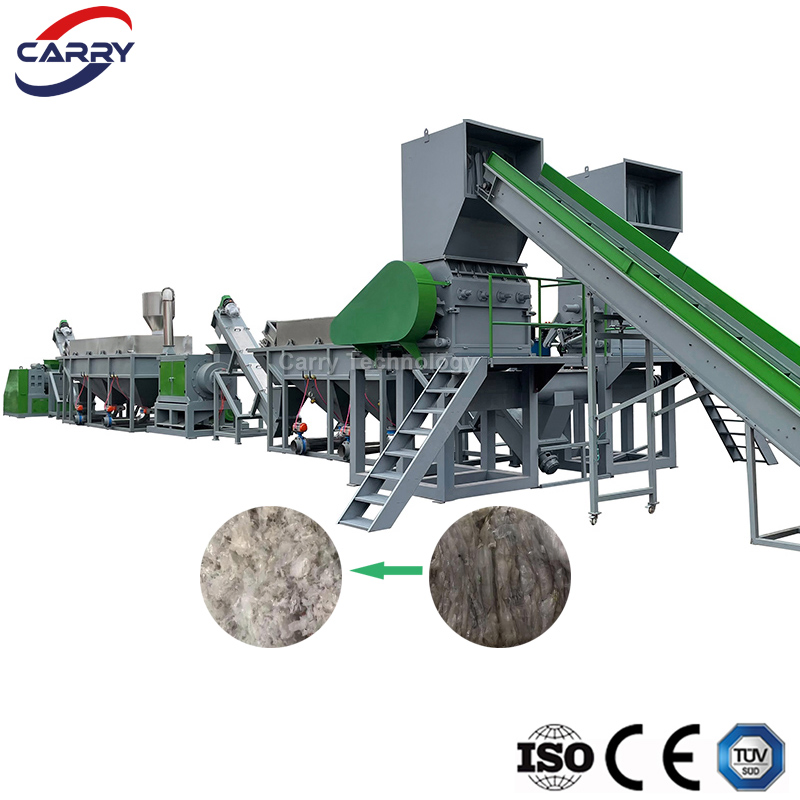 SUS304 Máquina de Reciclagem de Plástico PE LDPE LLDPE Filme Resíduo Pet PP Garrafa de Leite Saco Jumbo Woven HDPE Contêiner Barril Sucata Linha de Produção de Trituração e Lavagem