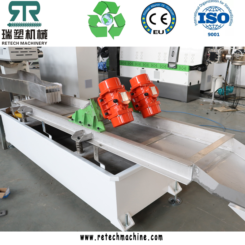 Linha de Processamento de Reciclagem de Limpeza de Filme Plástico No 98/2 LDPE Granulação e Pelotização Linha de Granulação de Filme de Plástico LDPE LLDPE HDPE Saco